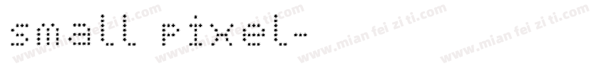 Small Pixel字体转换